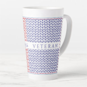 "AMERIKANISCHER VETERAN" Hoher Latte-Becher Milchtasse