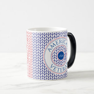 AMERIKANISCHER VETERAN Morphing Mug Verwandlungstasse