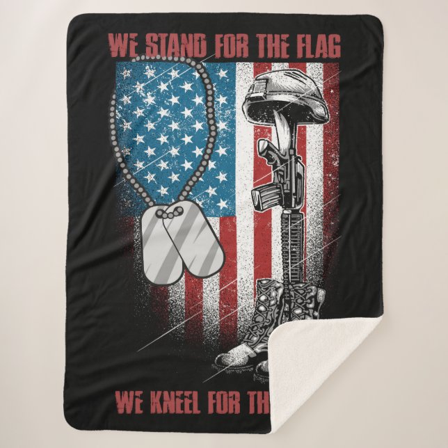 Amerikanischer Veteran Sherpadecke (Vorderseite)