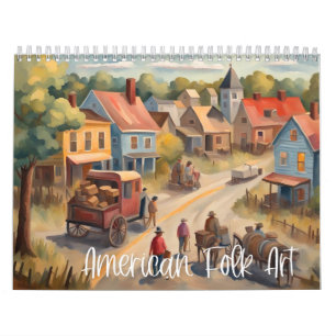 Amerikanischer Volkskunstkalender Kalender