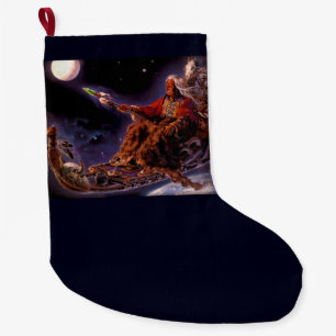 amerikanischer Weihnachtsmann-Strumpf Großer Weihnachtsstrumpf