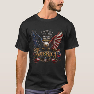 Amerikanischer Weißkopfseeadler 4. Juli T-Shirt