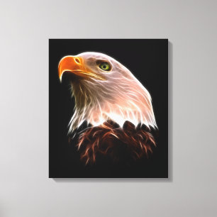 Amerikanischer Weißkopfseeadler-Kopf Leinwanddruck