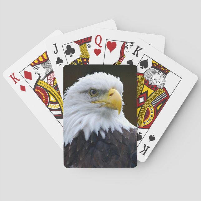 Amerikanischer Weißkopfseeadler Spielkarten (Rückseite)