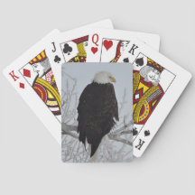 Amerikanischer Weißkopfseeadler-Spielkarten