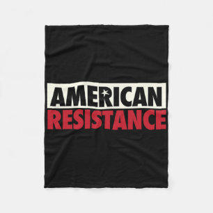 Amerikanischer Widerstand Anti-Trump-Demokrat-Unte Fleecedecke
