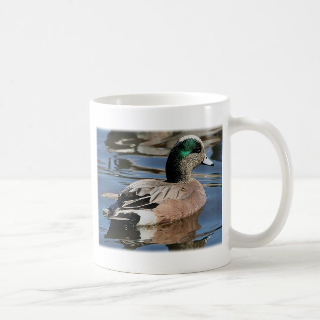 Amerikanischer Widgeon Drake Kaffeetasse (Rechts)