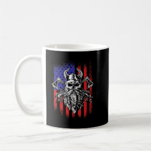 Amerikanischer Wikinger USA Nordisch Walhalla Odin Kaffeetasse