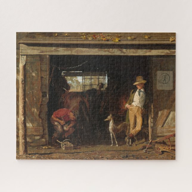 Amerikanischer wilder Westschmied und Cowboy (Horizontal)