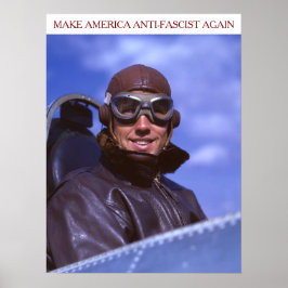 Amerikanischer WWII-Pilot MAAFA Poster