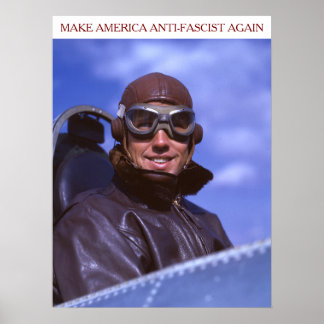 Amerikanischer WWII-Pilot MAAFA Poster