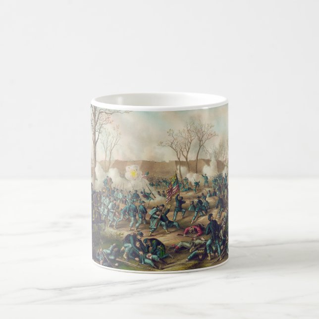 Amerikanischer ziviler Kriegs-Kampf des Forts Kaffeetasse (Mittel)