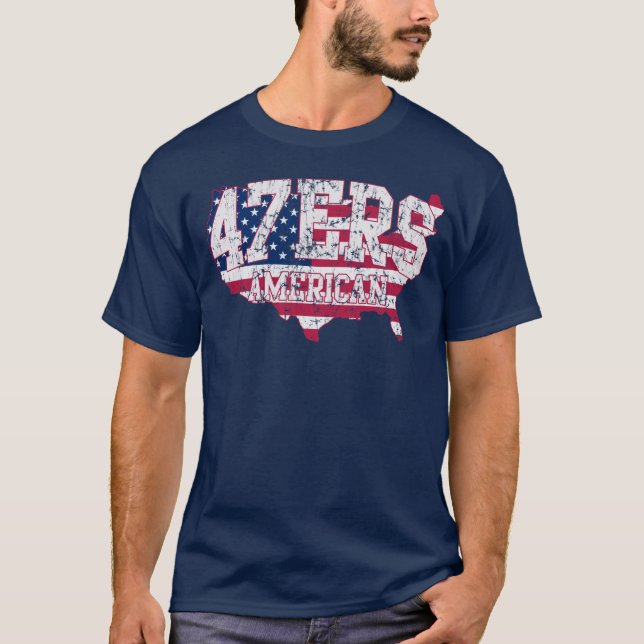 Amerikanisches 47ers 47% Romney Sprachet-shirt T-Shirt (Vorderseite)