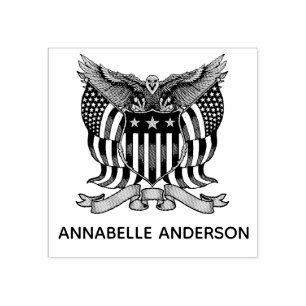 Amerikanisches Adler-Emblem Gummistempel