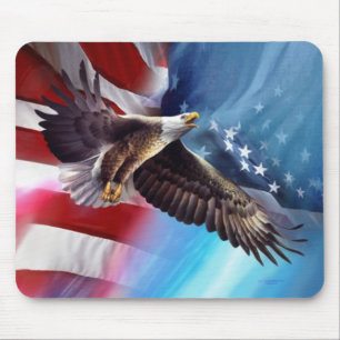 amerikanisches Adlerfliegen Mousepad