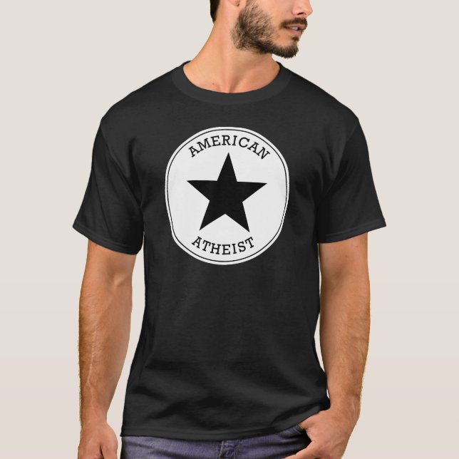 Amerikanisches atheistisches T-Shirt (Vorderseite)