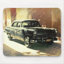 Amerikanisches Auto in Havanna, Kuba, Mausklick Mousepad