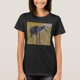 Amerikanisches Badlands: Old West Cowboy mit Pferd T-Shirt