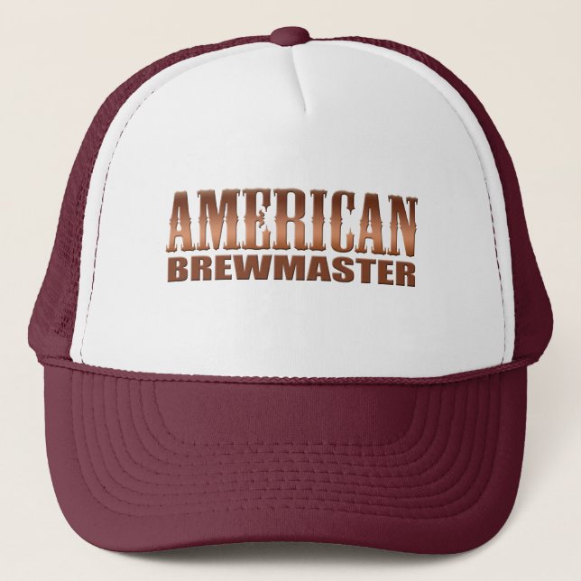 amerikanisches brewmaster Zuhause-Brauerbier Truckerkappe (Vorderseite)