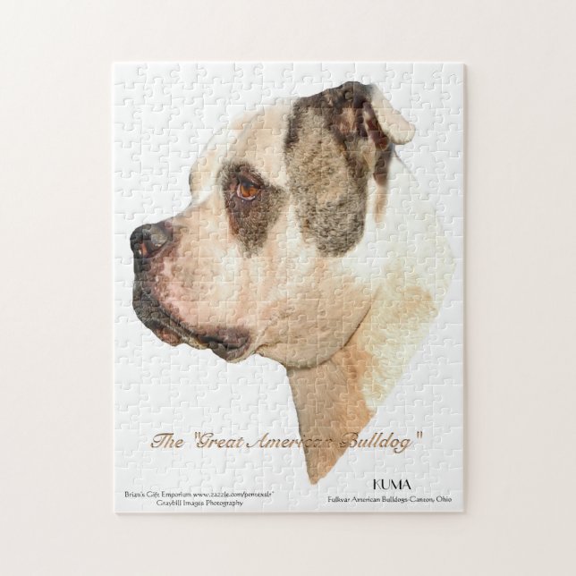Amerikanisches Bulldoggen-Profil (Vertikal)