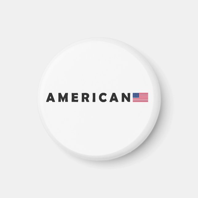 amerikanisches Design Magnet (Vorne)