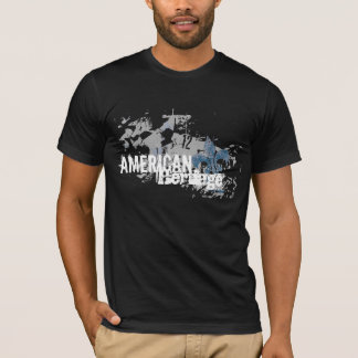 AMERIKANISCHES ERBschwarz-ZEIT-T-SHIRT T-Shirt