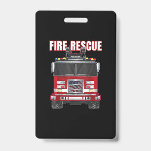 Amerikanisches Feuerwehr-Rettungs-Feuerwehr-Depart Ausweis