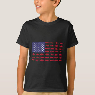 Amerikanisches Flagge Angel-Shirt 4. Juli Patrioti T-Shirt