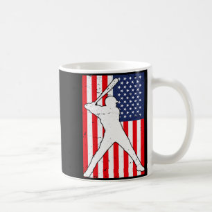 Amerikanisches Flagge Baseball-Team-Geschenk T-Shi Kaffeetasse