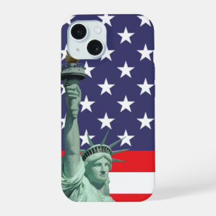 Amerikanisches Flagge-Handyhülle  iPhone 15 Hülle