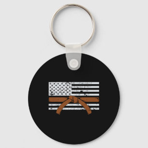 Amerikanisches Flagge Karate-Geschenk Tae Kwon Do  Schlüsselanhänger