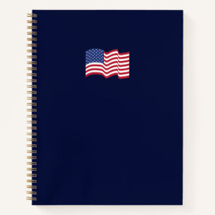 Amerikanisches Flaggen Notizbuch