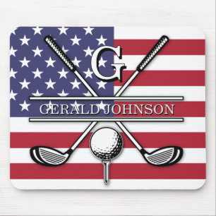 Amerikanisches Flaggen-Patriotisches Design Mousepad