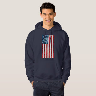 Amerikanisches Flaggenmännchen mit Sweatshirt