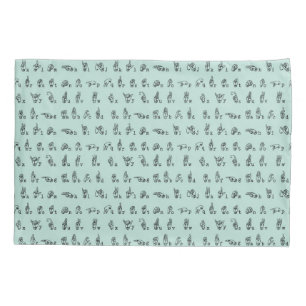 Amerikanisches Gebärdensprache-Alphabet Kissenbezug