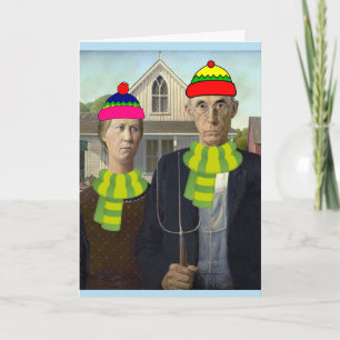 AMERIKANISCHES GOTHISCHES WEDDING GRATULALALALATIO KARTE