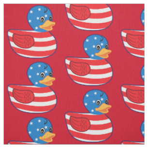 Amerikanisches Gummiducky Stoff