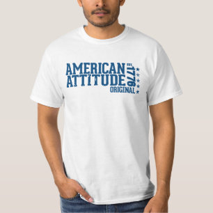 Amerikanisches Haltungs-T-Shirt, ursprüngliches T-Shirt