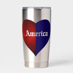 AMERIKANISCHES HERZ THERMOBECHER