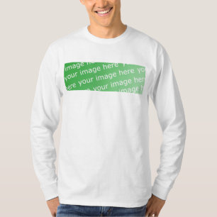 Amerikanisches Kleiderlange Hülse (angepasst) T-Shirt