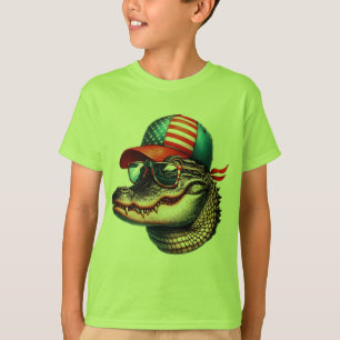 AMERIKANISCHES KROKODILE T-Shirt