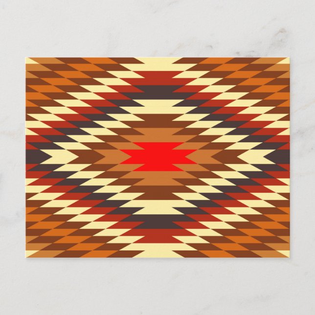 amerikanisches Motiv traditioneller ethnischer Kos Postkarte (Vorderseite)