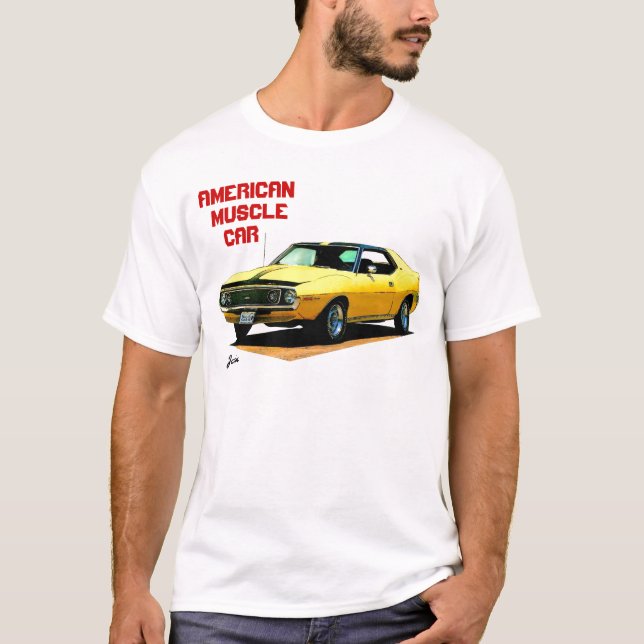 Amerikanisches Muskel-Auto T-Shirt (Vorderseite)