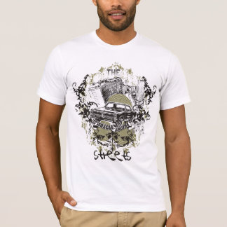 Amerikanisches Muskelauto des Pop-Felsens T-Shirt