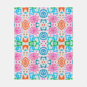 amerikanisches Muster. Ikat nahtlos drucken. Mode Fleecedecke