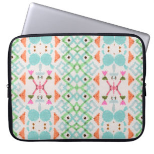amerikanisches Muster. Ikat nahtlos drucken. Vinta Laptopschutzhülle