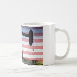 Amerikanisches Öl Kaffeetasse