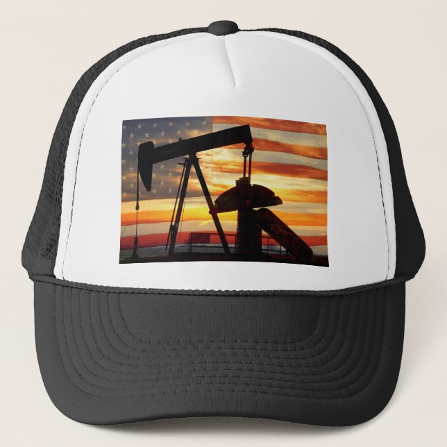 Amerikanisches Öl Truckerkappe (Vorderseite)