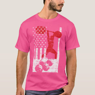 Amerikanisches olympisches Gewicht T-Shirt