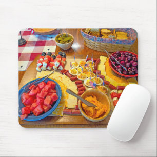 Amerikanisches patriotisches Charcuterie-Party-Boa Mousepad